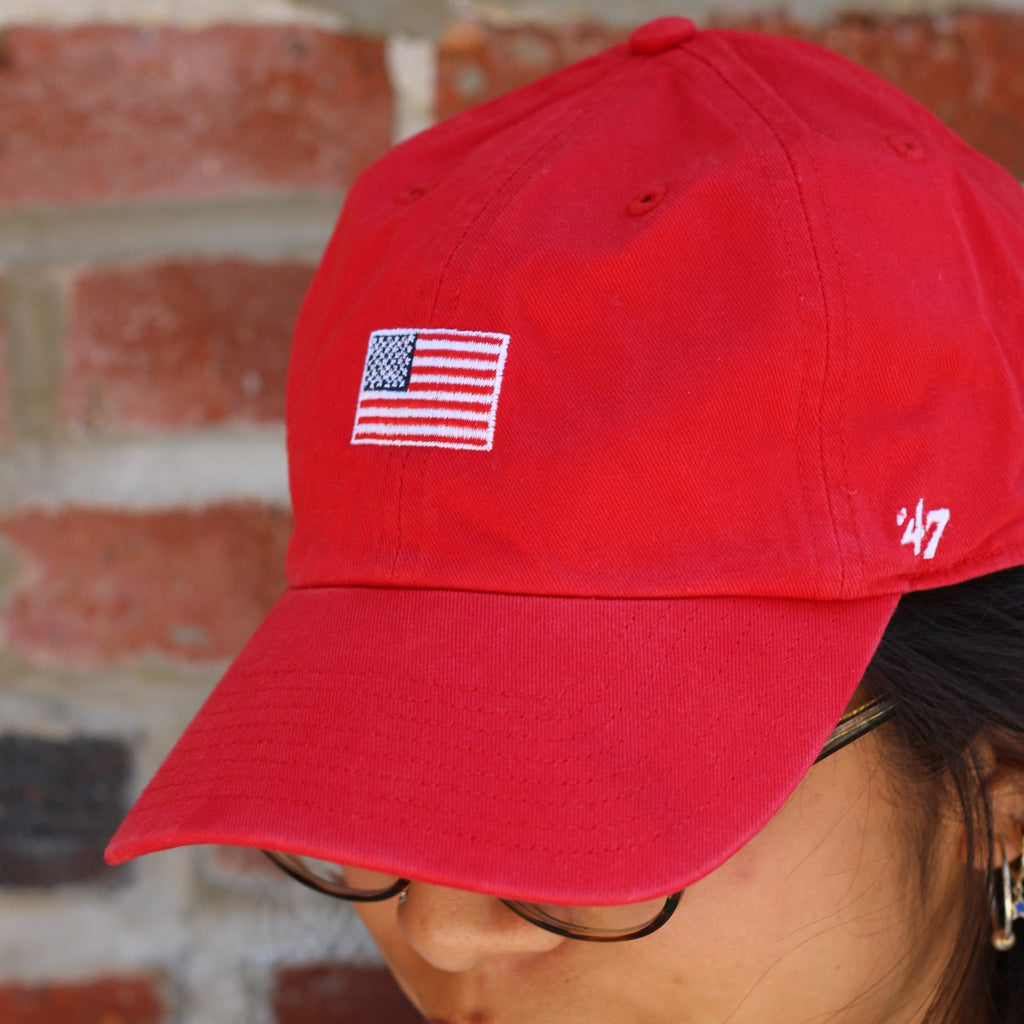 United States Red Centerfield 47 Clean Up