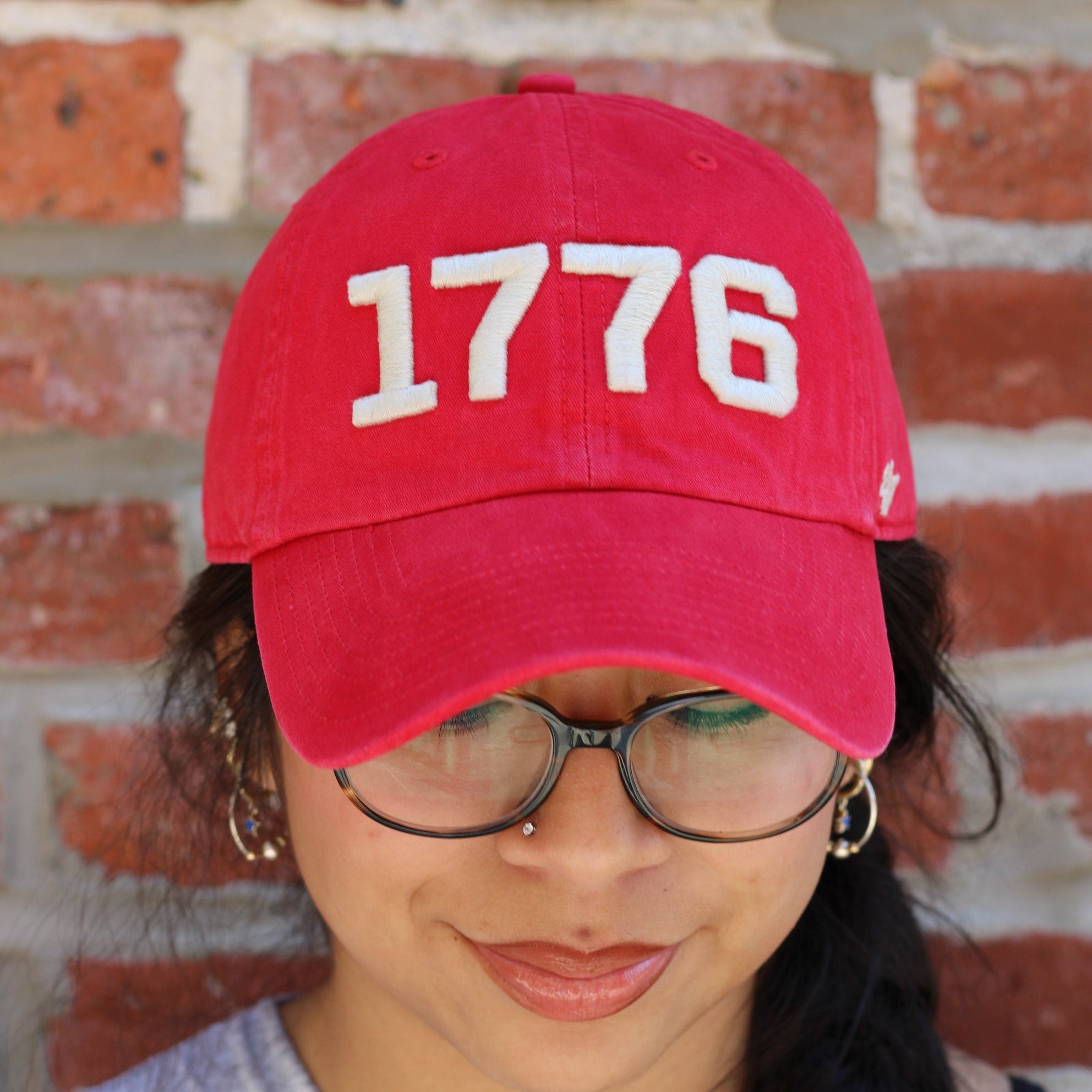 United States Vintage Red Nation 47 Clean Up w/ Back Hit