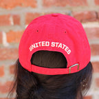 United States Vintage Red Nation 47 Clean Up w/ Back Hit