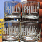 Philly Rocks Glass