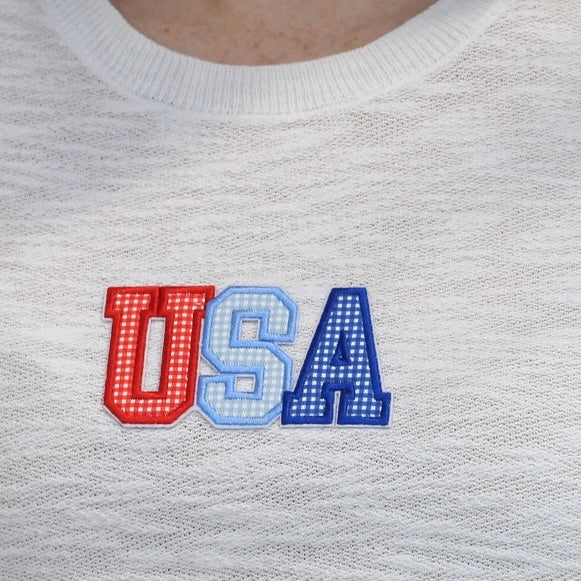 Gingham USA Patch Tank