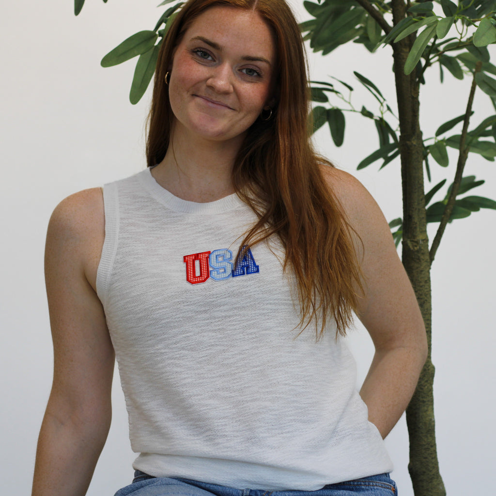 Gingham USA Patch Tank