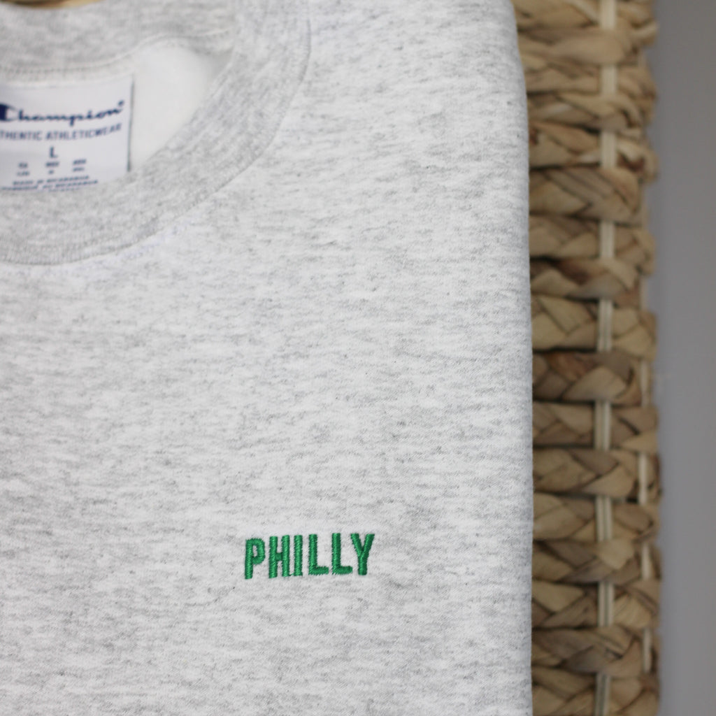 Philly Minimal Embroidered Crew