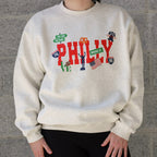 Kramer Drive Philly Icons Fleece Lined Crewneck