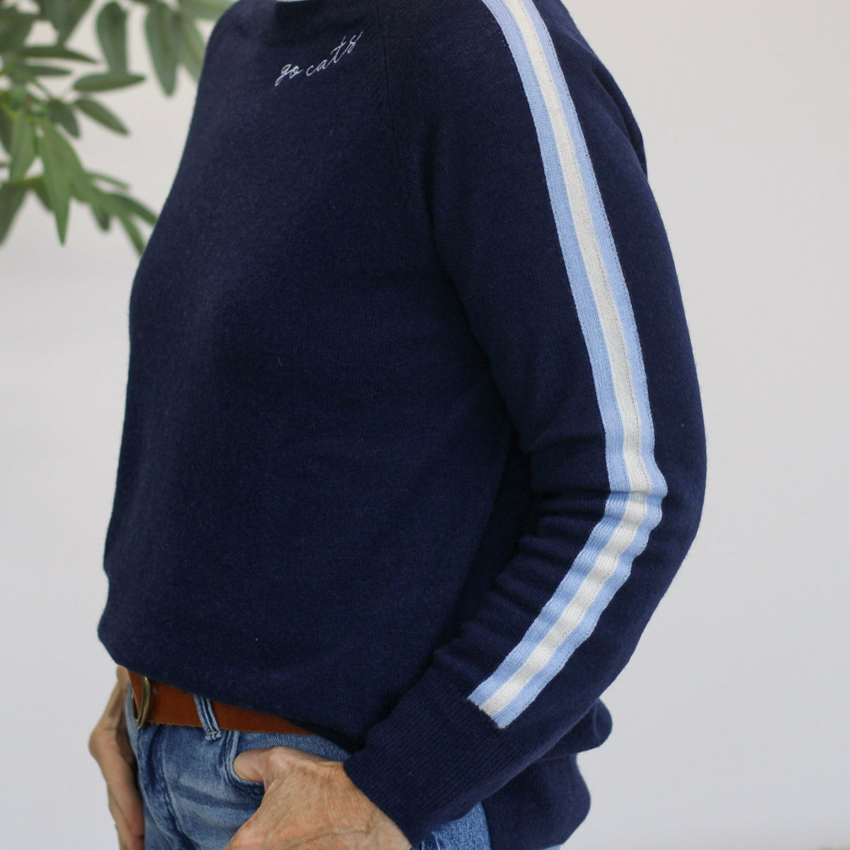 Go Cats Varsity Stripe Sweater