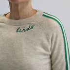 Birds Varsity Stripe Sweater