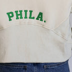 PHILA. Embroidered Funnel Neck Half Zip