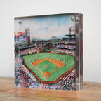 Philly Stadiums Double Sided Acrylic Block Art