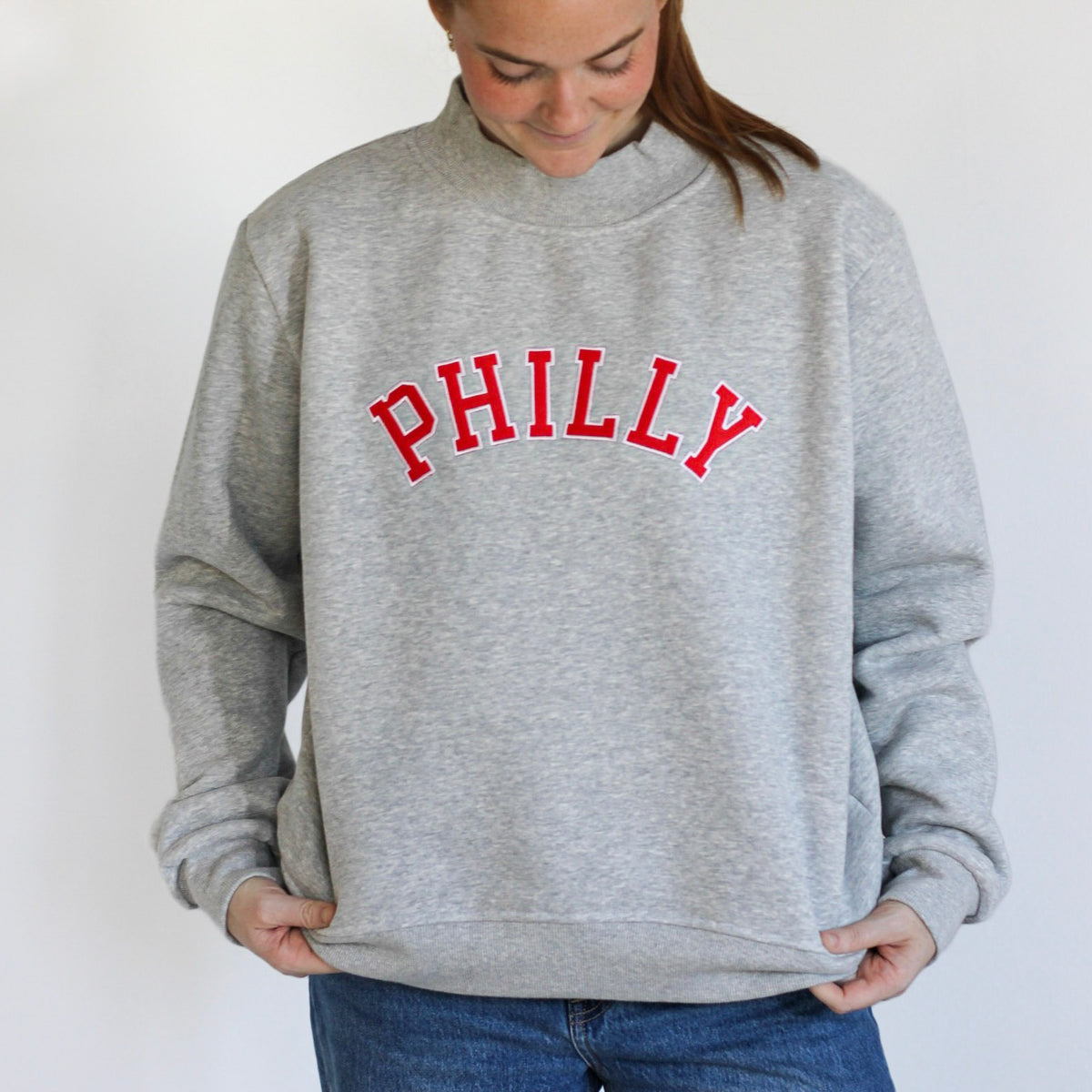 Philly Arch Applique Mockneck
