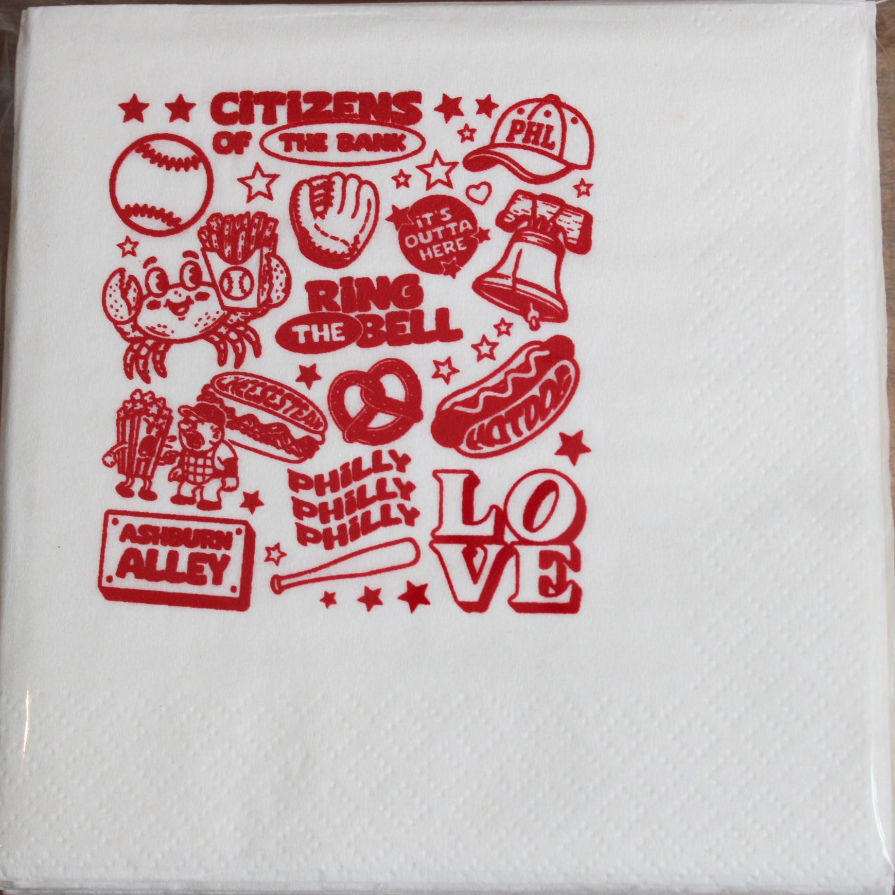Phillies Collage Napkin Set