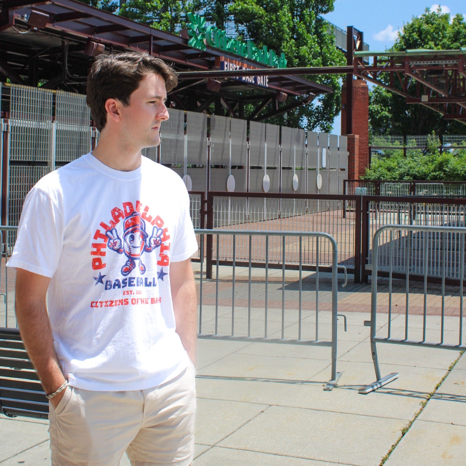 Philadelphia Baseball Vintage Mascot Tee - Citizens of the Bank Edition