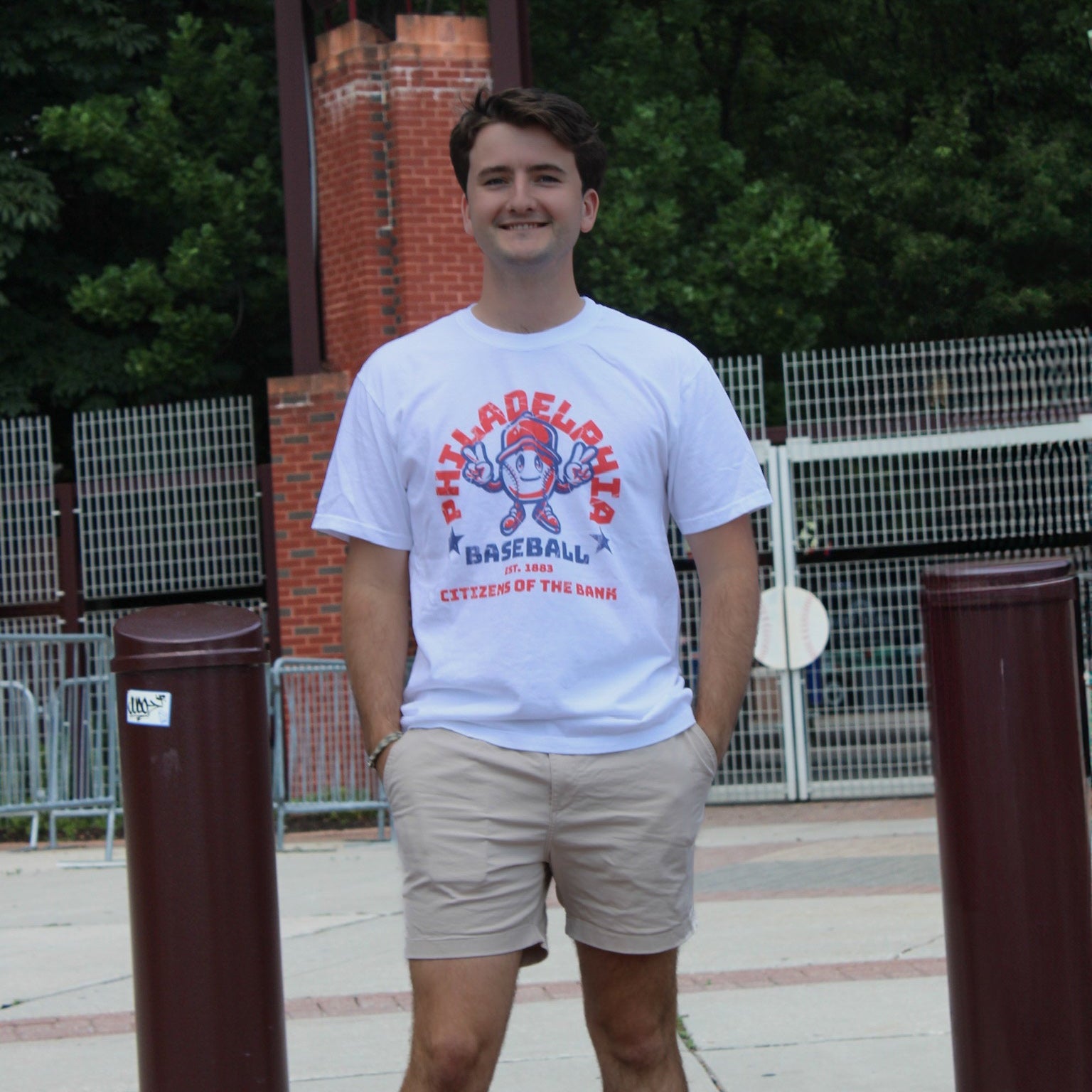 Philadelphia Baseball Vintage Mascot Tee - Citizens of the Bank Edition
