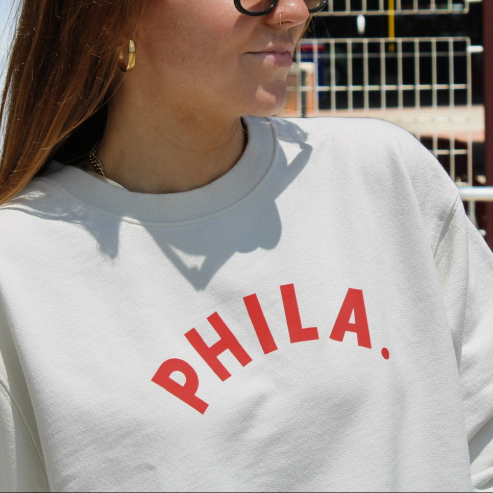 PHILA. Cotton Terry Crewneck