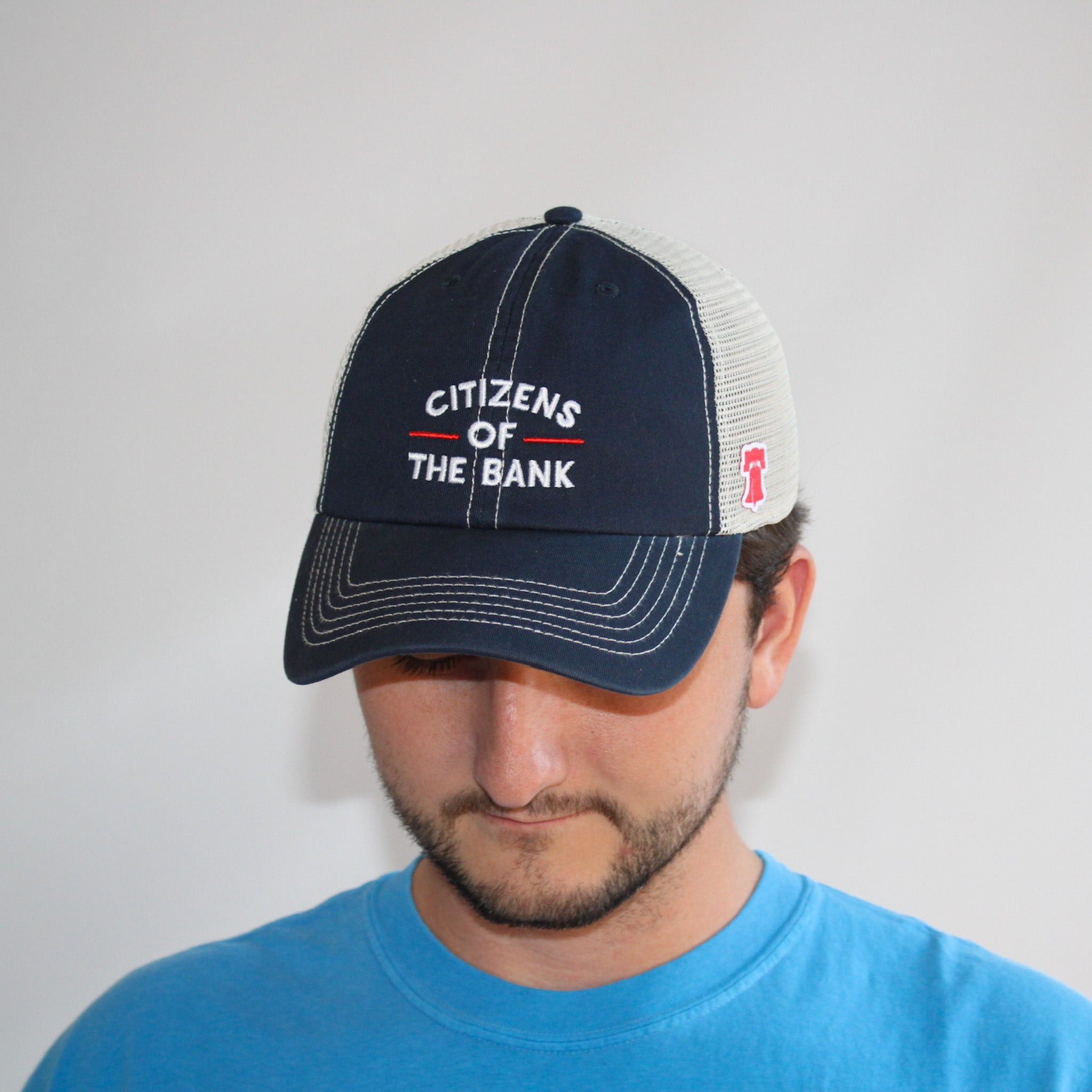 Citizens of the Bank + Liberty Bell Patch '47 Trawler Clean Up Hat