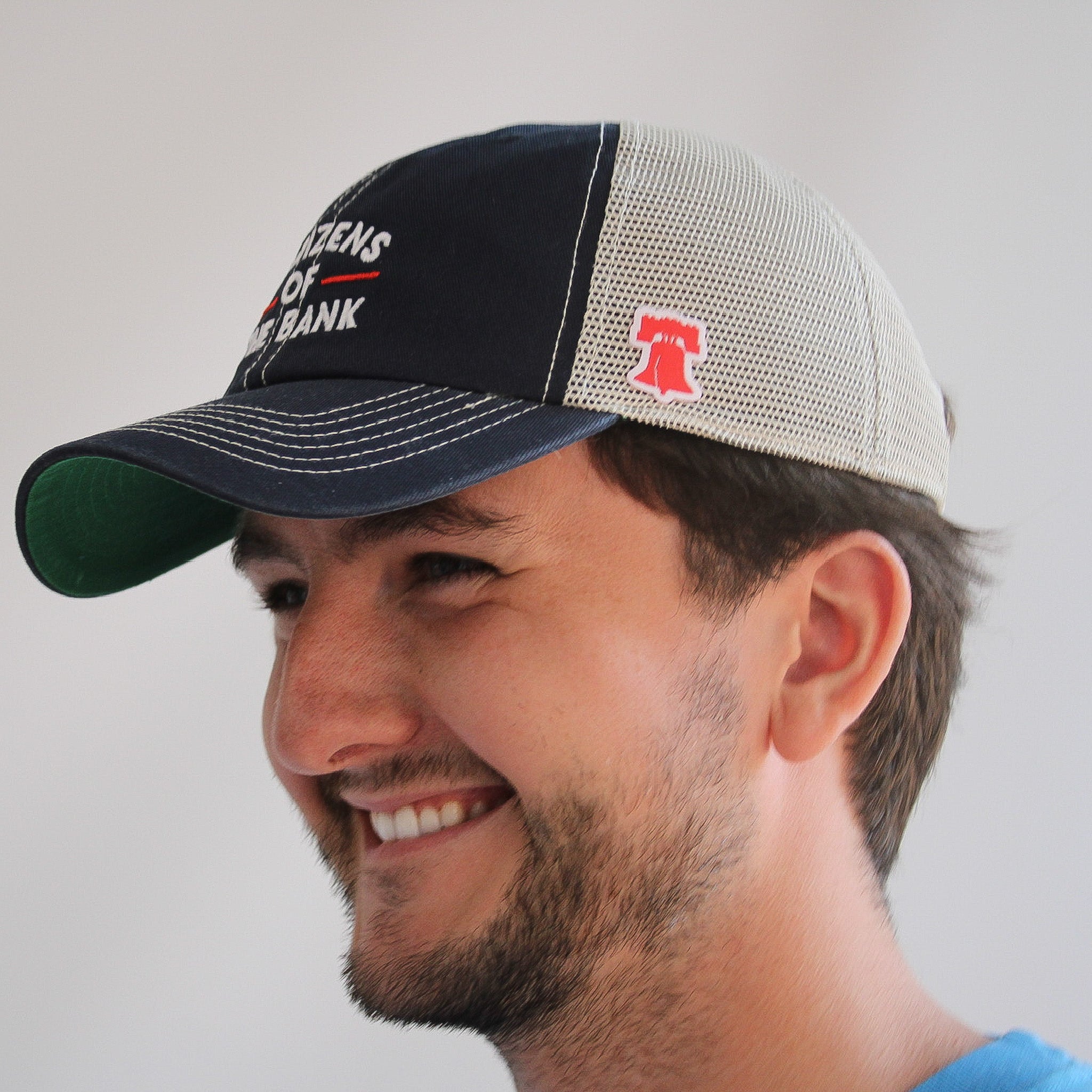 Citizens of the Bank + Liberty Bell Patch '47 Trawler Clean Up Hat