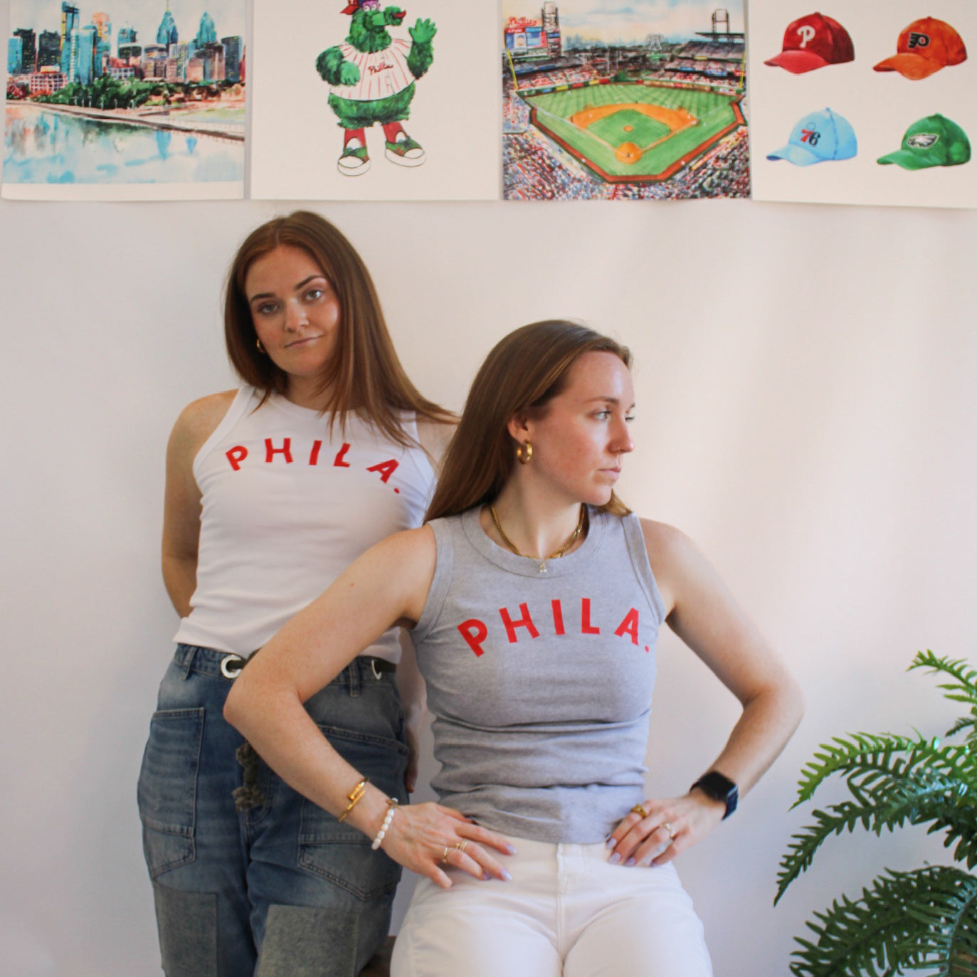 PHILA. Ribbed Tank