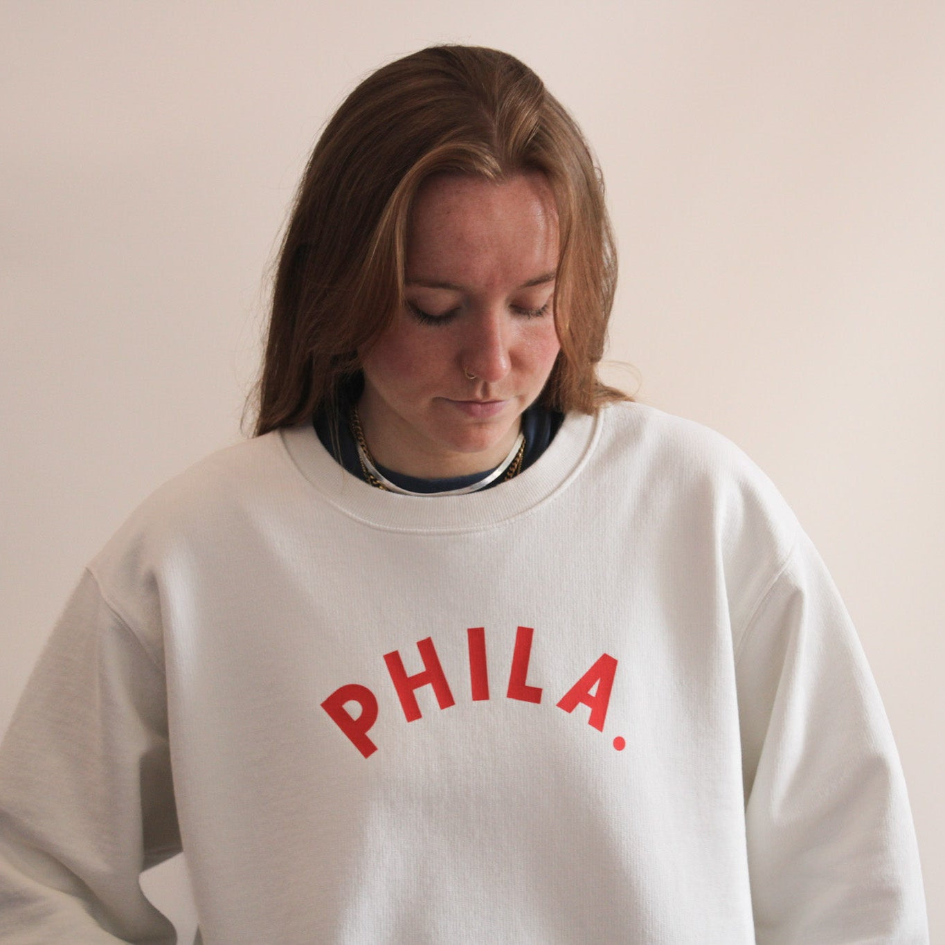 PHILA. Cotton Terry Crewneck