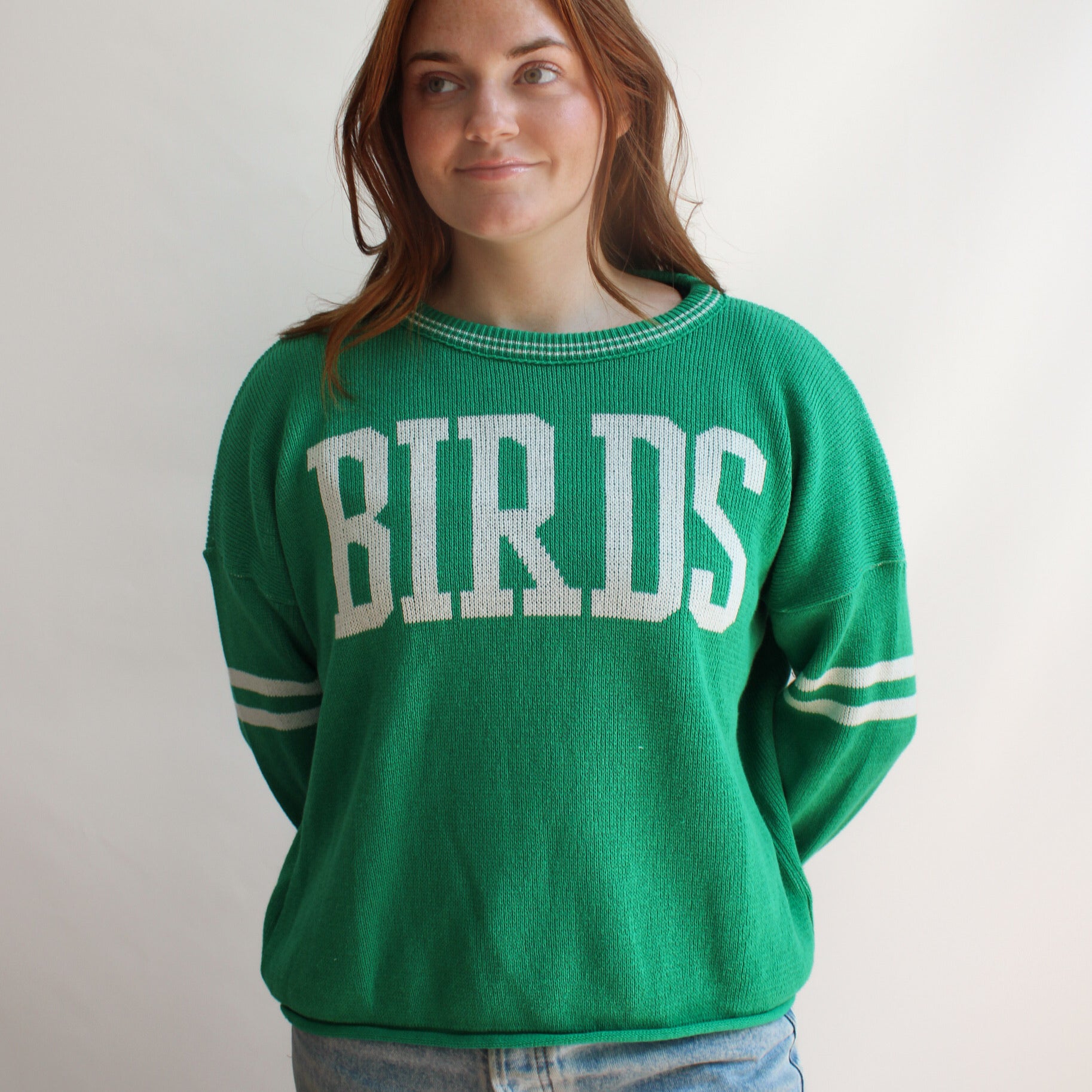 BIRDS Cotton Sweater