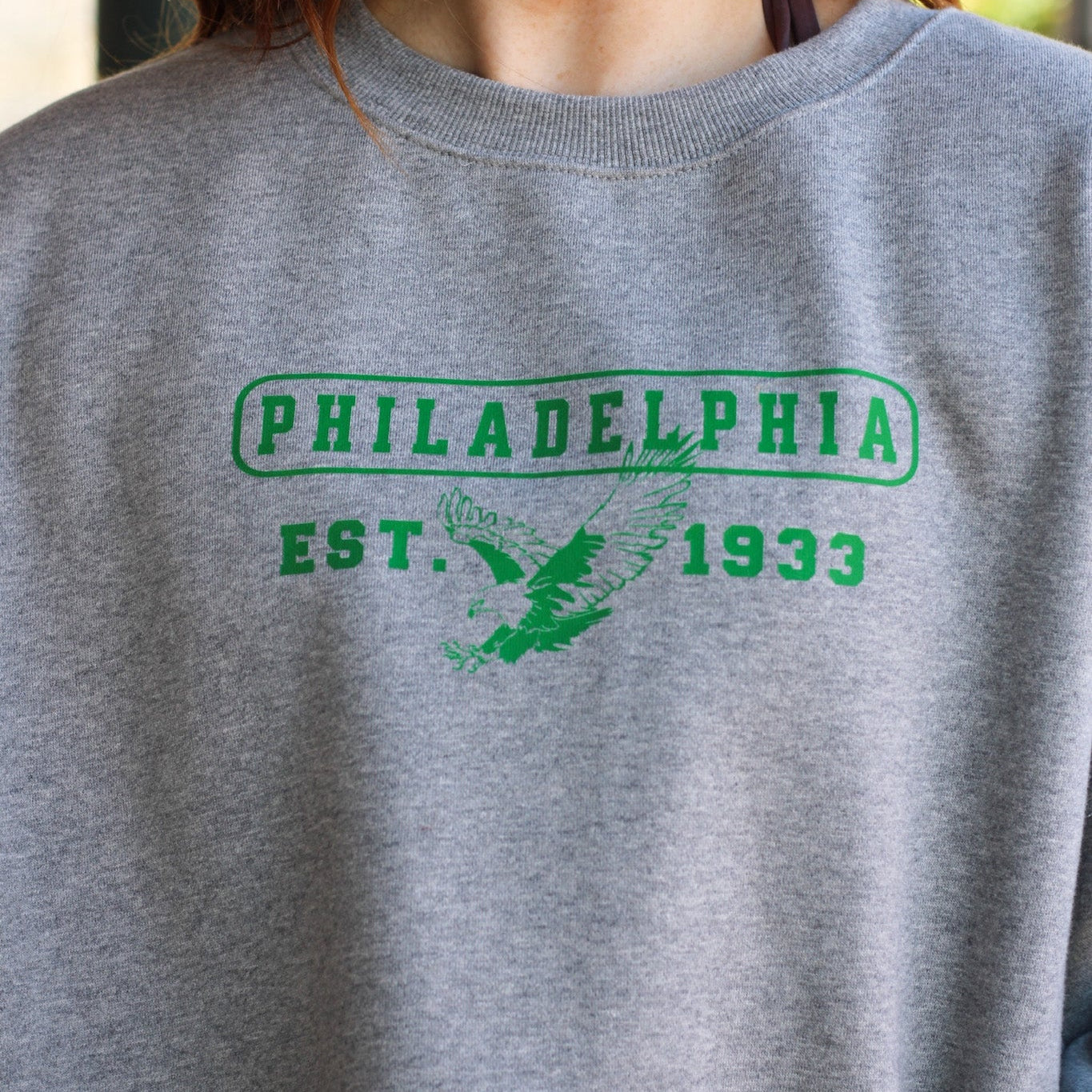 Eagles Heritage Oversized Crewneck Sweatshirt