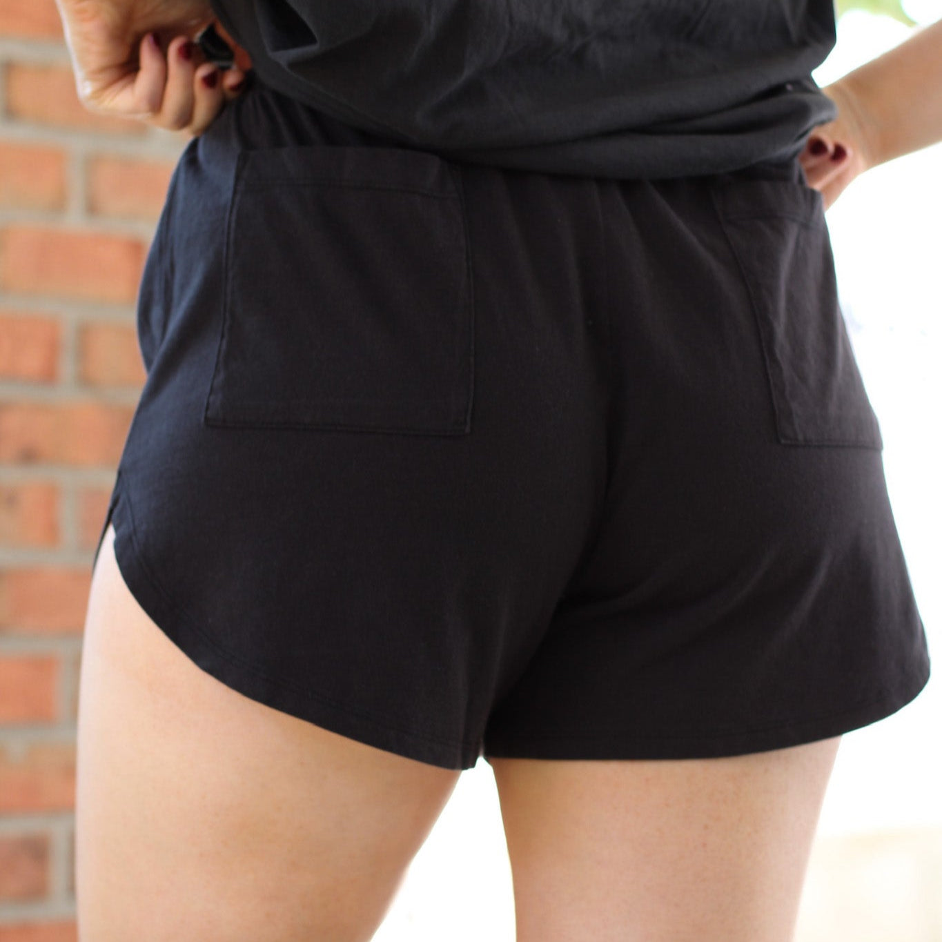 Birds Mineral Washed Cotton Shorts