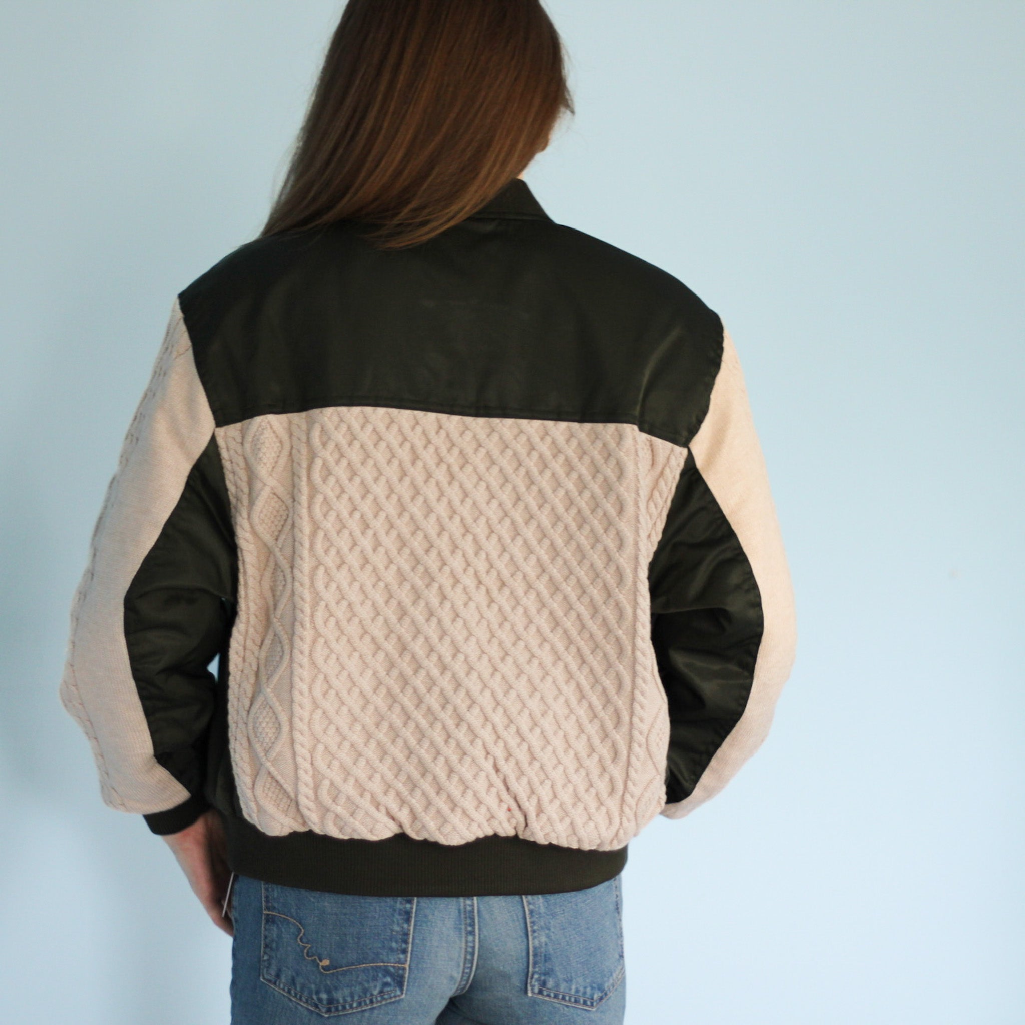 Knit Bomber Jacket