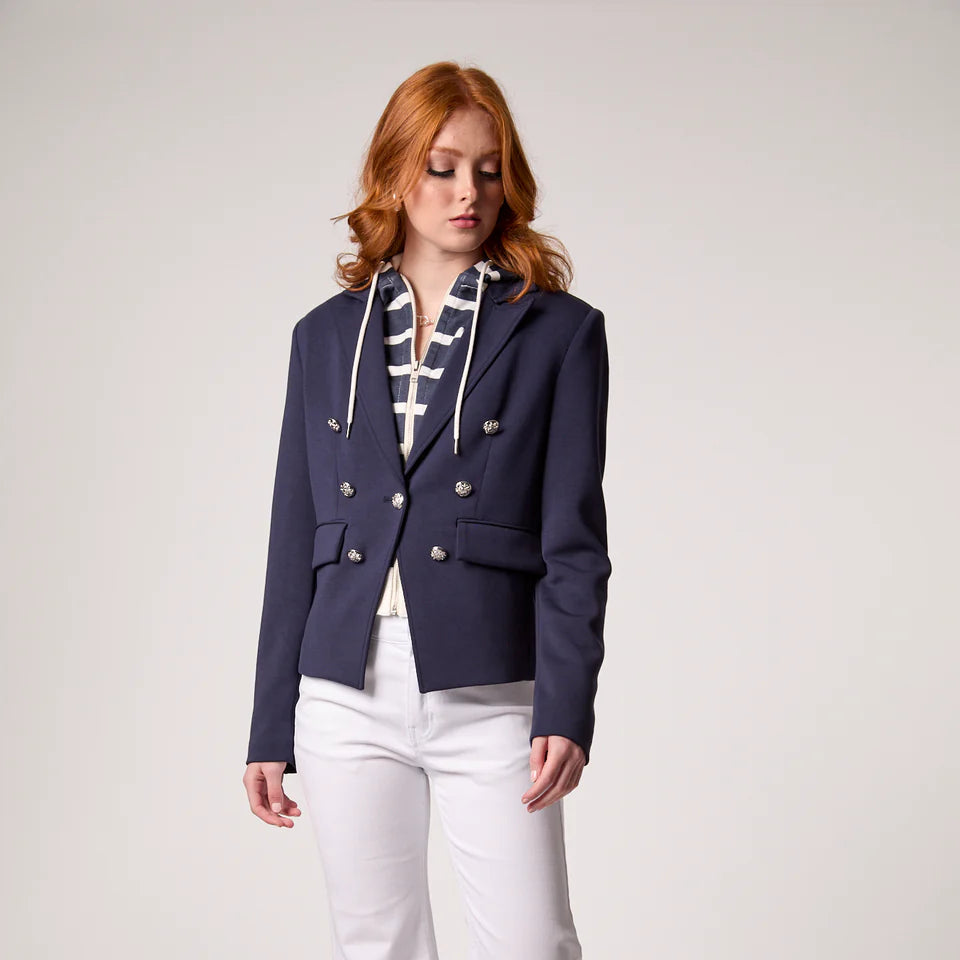 Kasey Nautical Hooded Blazer