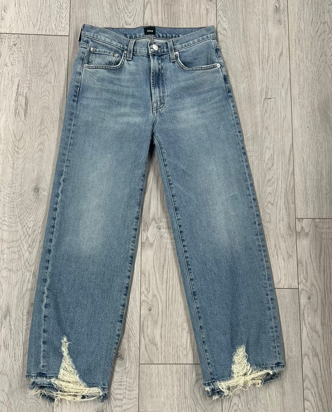 Marli Distressed Ankle Jeans