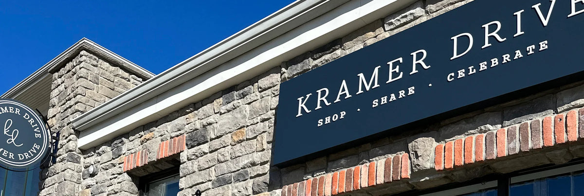 Kramer Drive storefront and sign in Berwyn, Pennsylvania