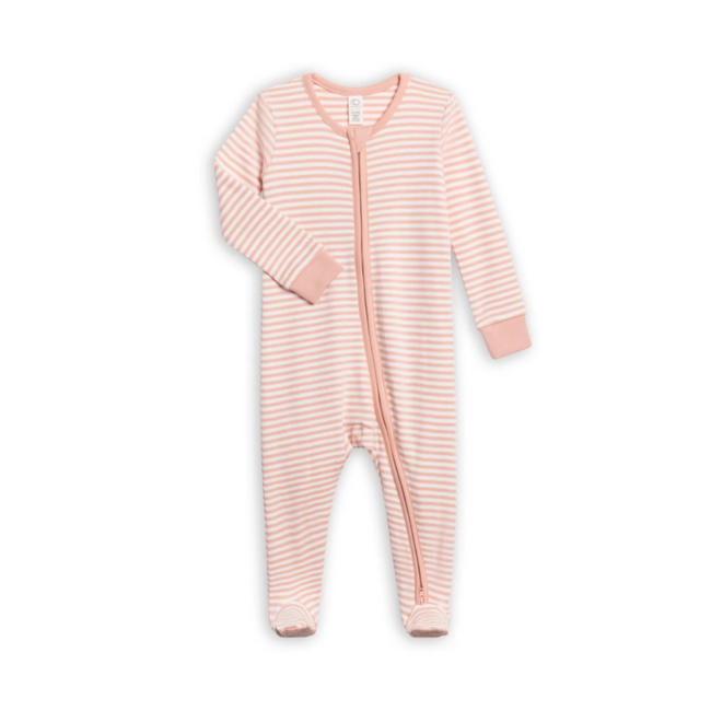 Striped Peyton Zipper Sleeper Secondary image
