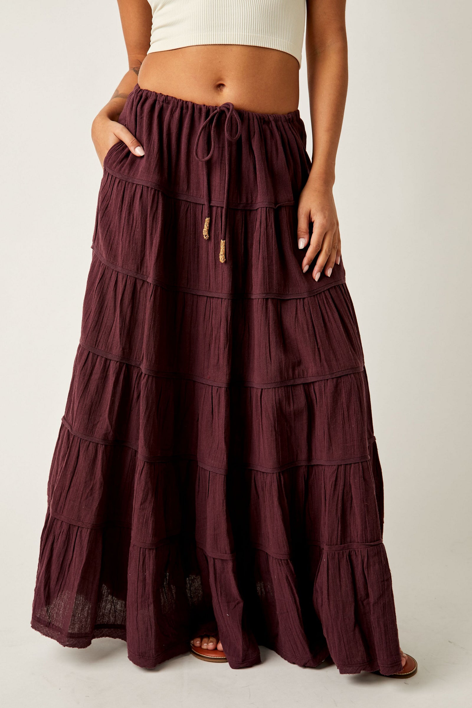 Free People Simply Smitten Maxi Skirt