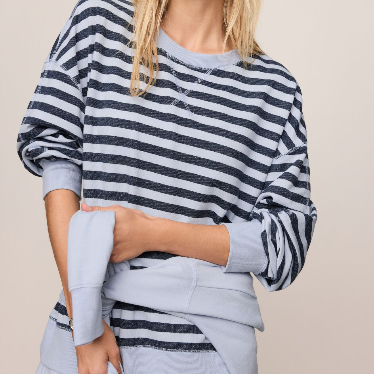 Everyday Striped Crew