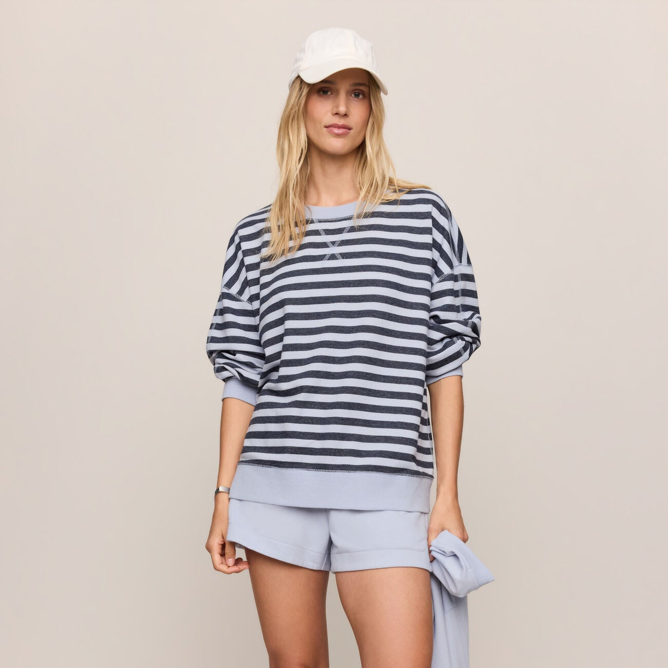 Everyday Striped Crew