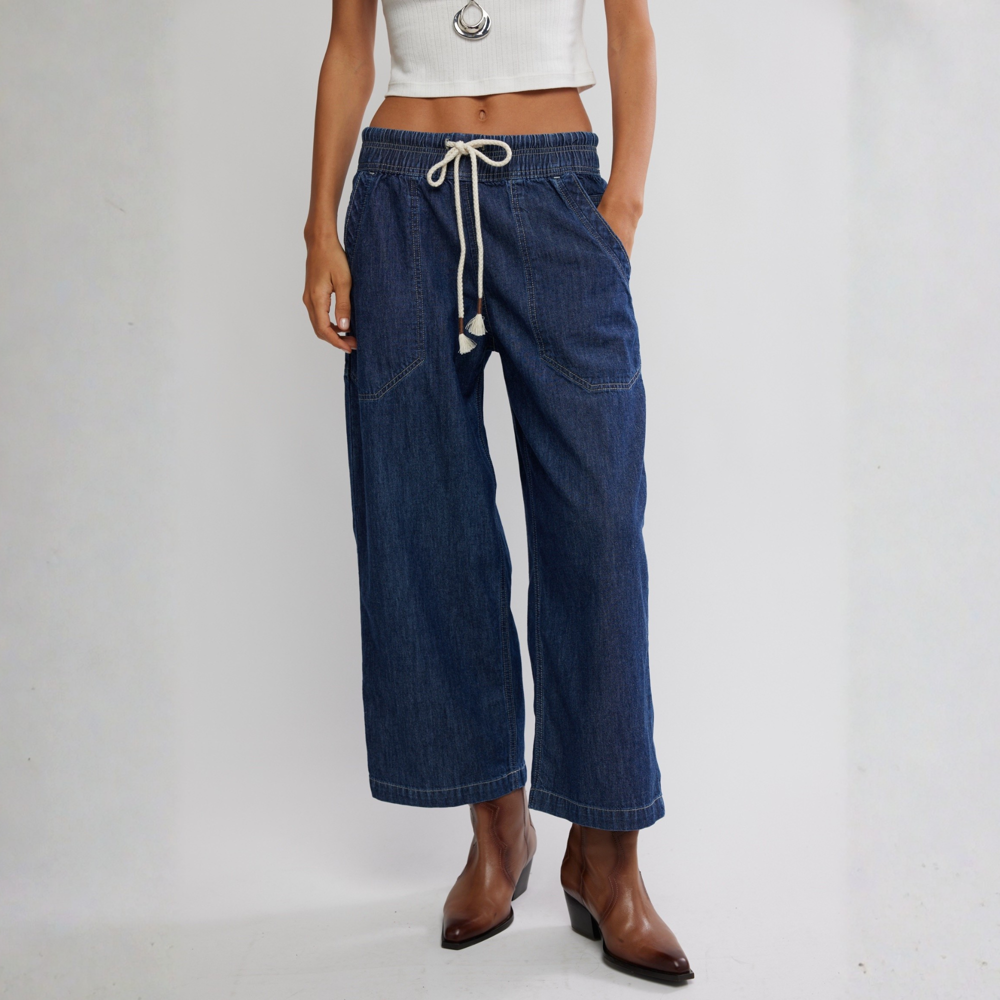 Free People Easy Peasy Pull On Pants