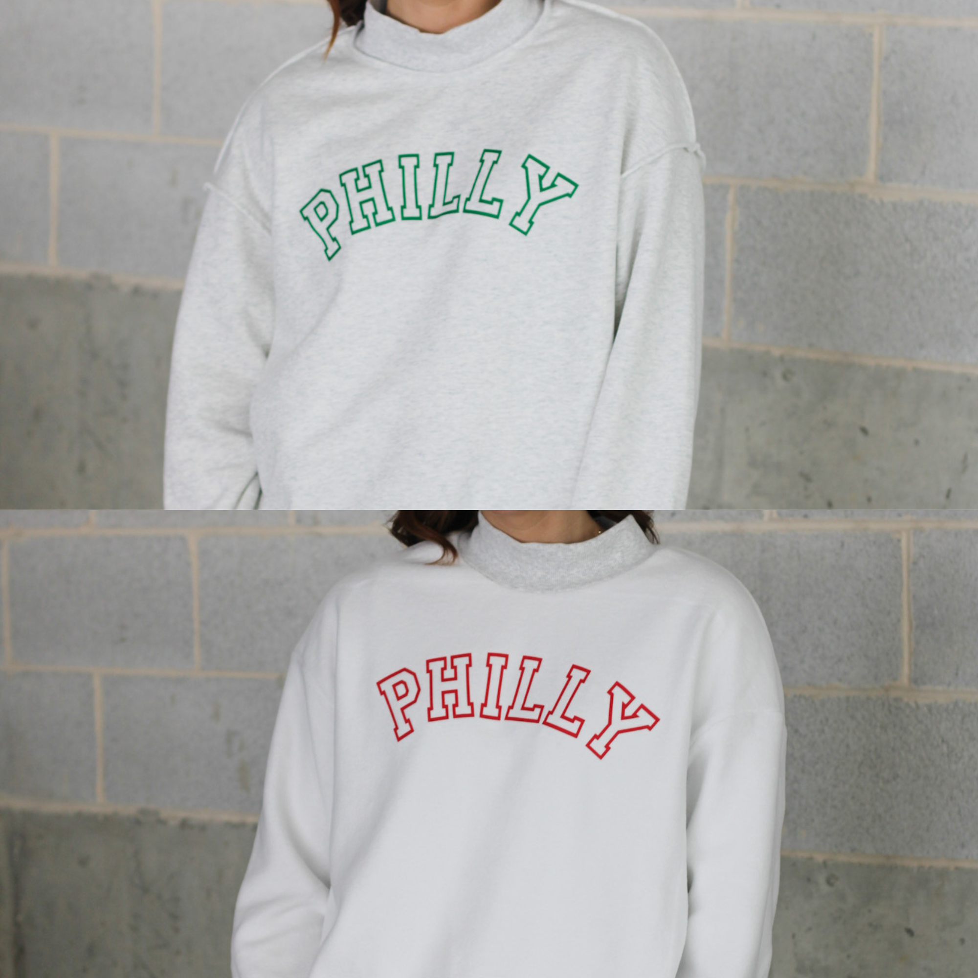Philly Game Day Reversible Mockneck
