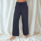 Linen Drawstring Pants