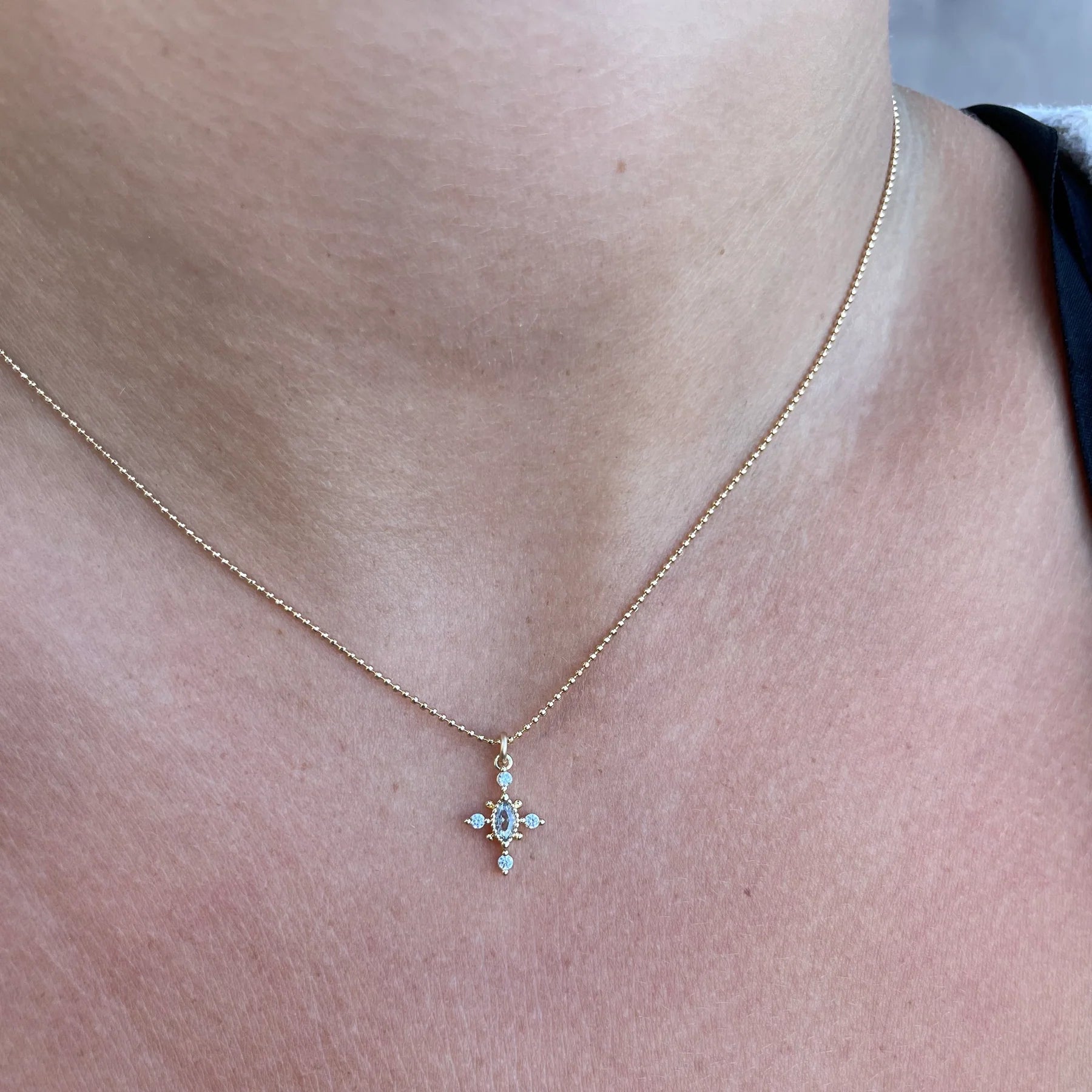 Joy Dravecky Victoria Cross Necklace