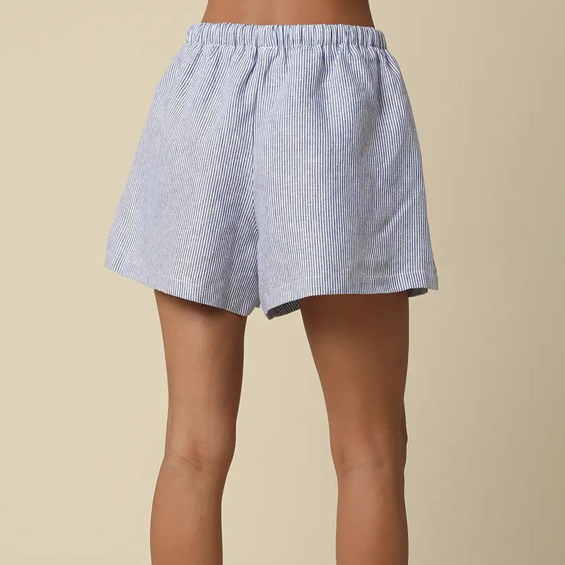 Alison Striped Linen Short