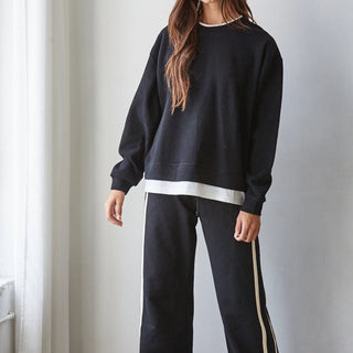 Always On Crew Twofer Pullover