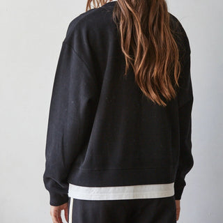 Always On Crew Twofer Pullover