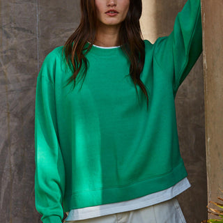 Always On Crew Twofer Pullover