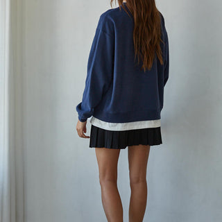 Always On Crew Twofer Pullover