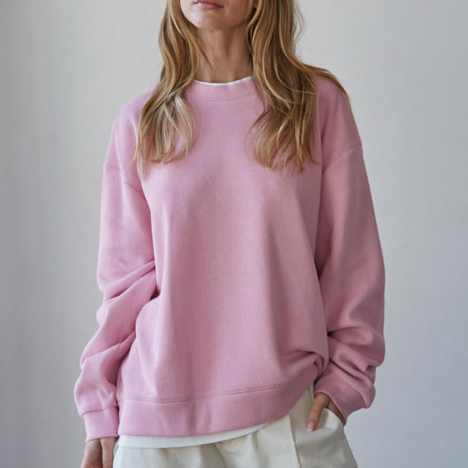 Always On Crew Twofer Pullover