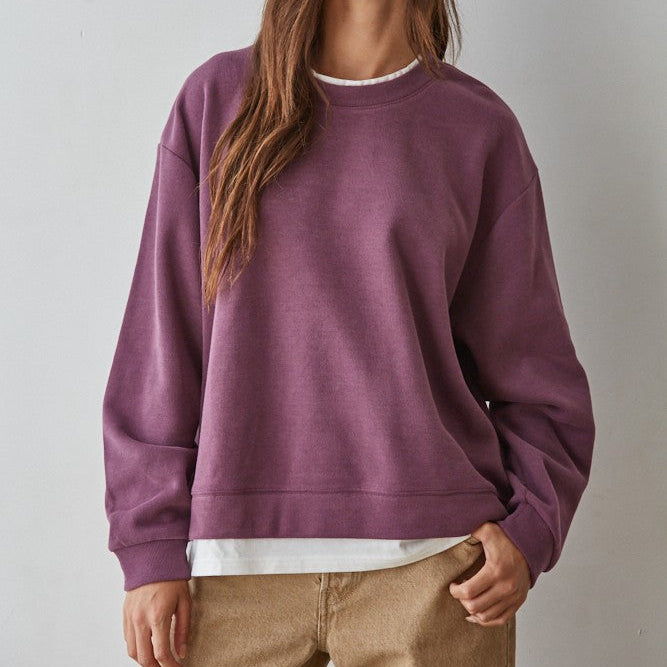 Always On Crew Twofer Pullover