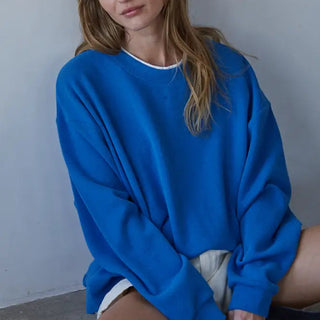 Always On Crew Twofer Pullover