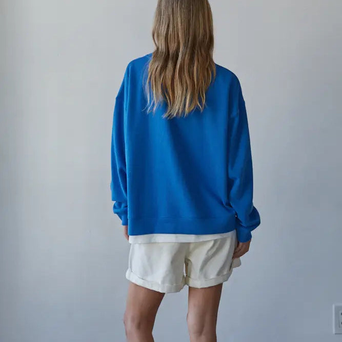 Always On Crew Twofer Pullover
