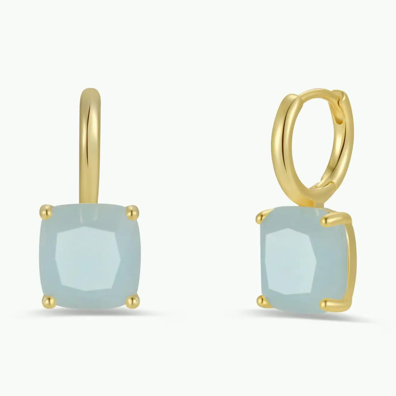 Gemstone Mini Drop Earrings