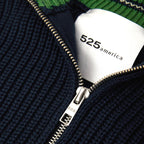 Antonia Zip Jacket With Stripe Collar