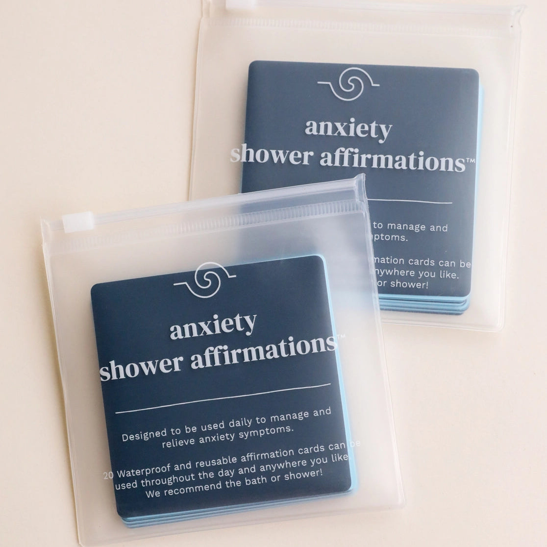 Anxiety Shower Affirmation Cards