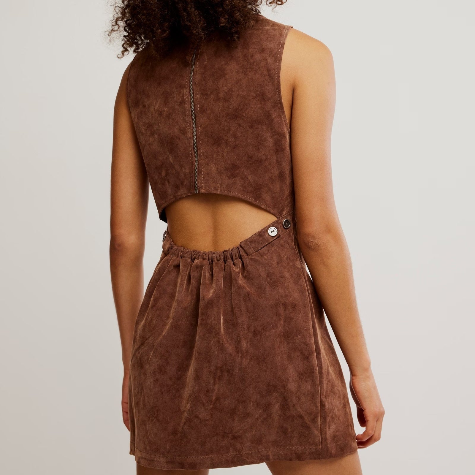 Free People Atlas Suede Mini Dress