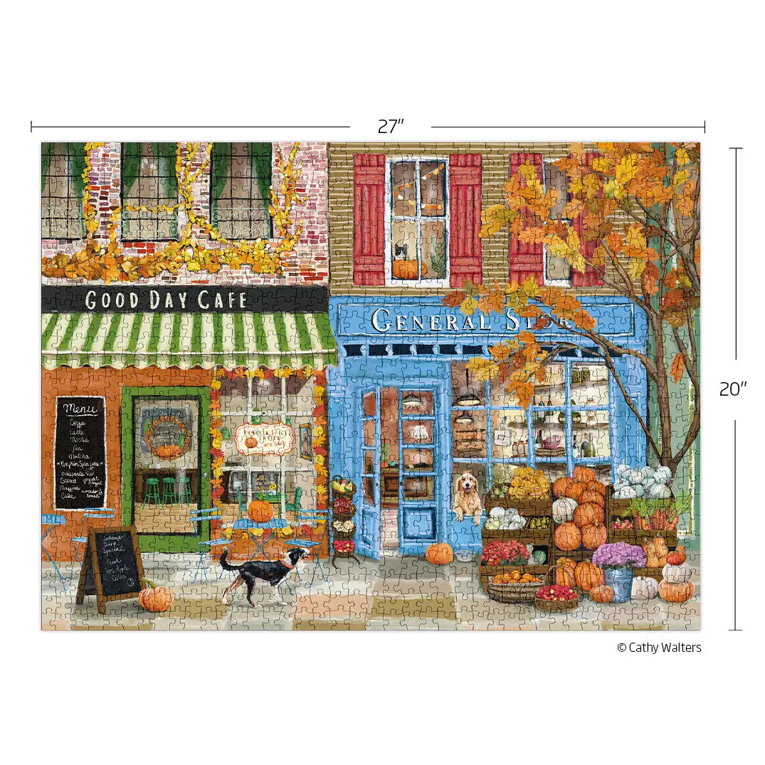 Autumn on Main 1000 Piece Puzzle
